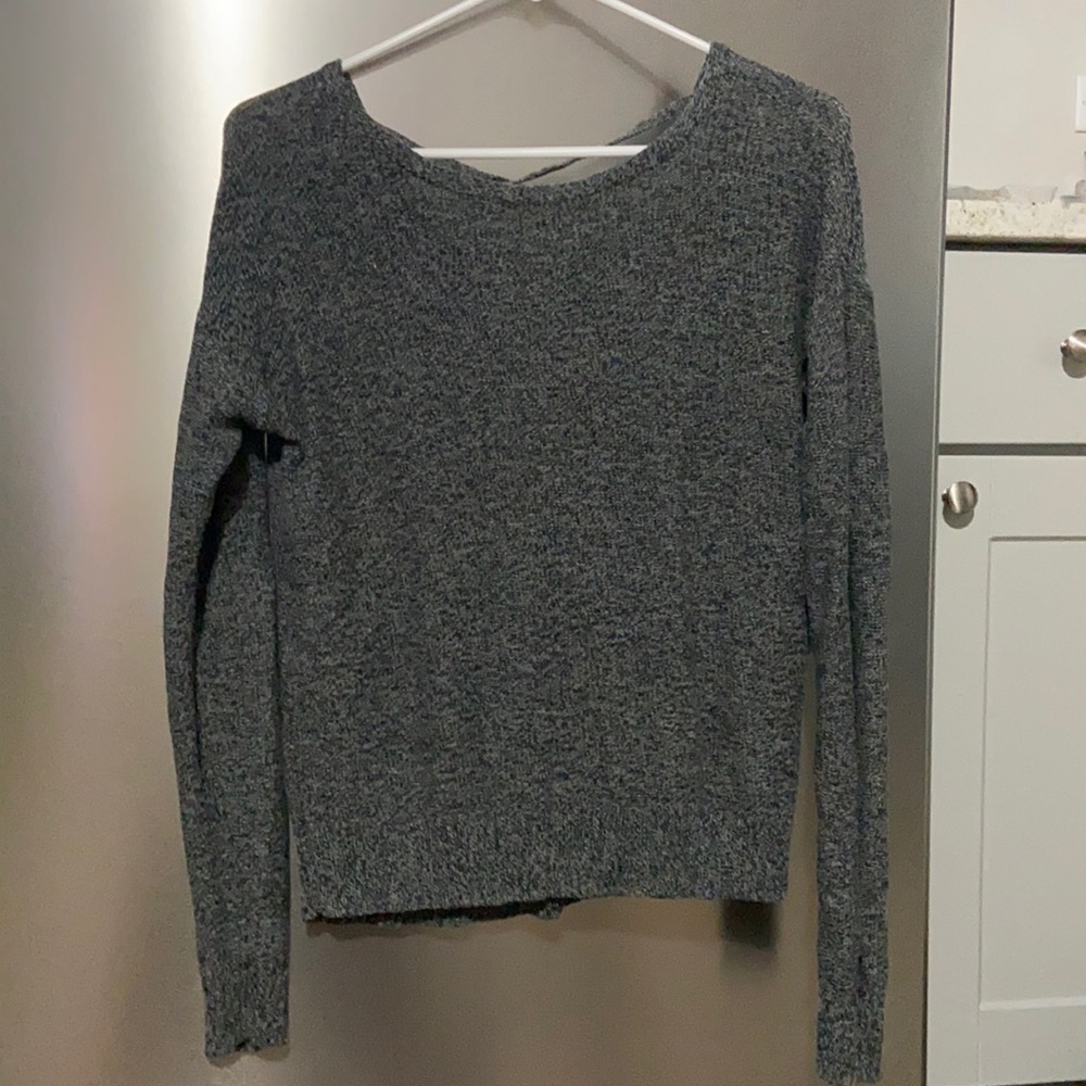 Soft Cross Back Sweater